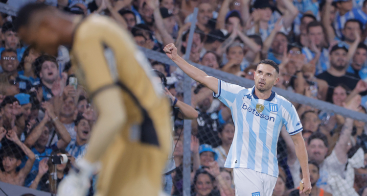 Revisa los goles con que el Racing de Arias sacó ventaja ante Botafogo en ida de Recopa Sudamericana