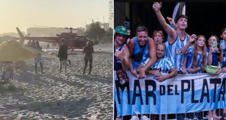 Racing Botafogo hinchas Recopa