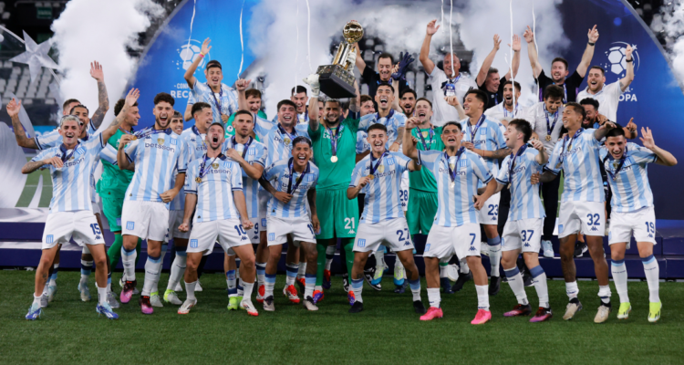 Los goles con que el Racing de Arias se convirtió en el nuevo monarca de la Recopa sudamericana