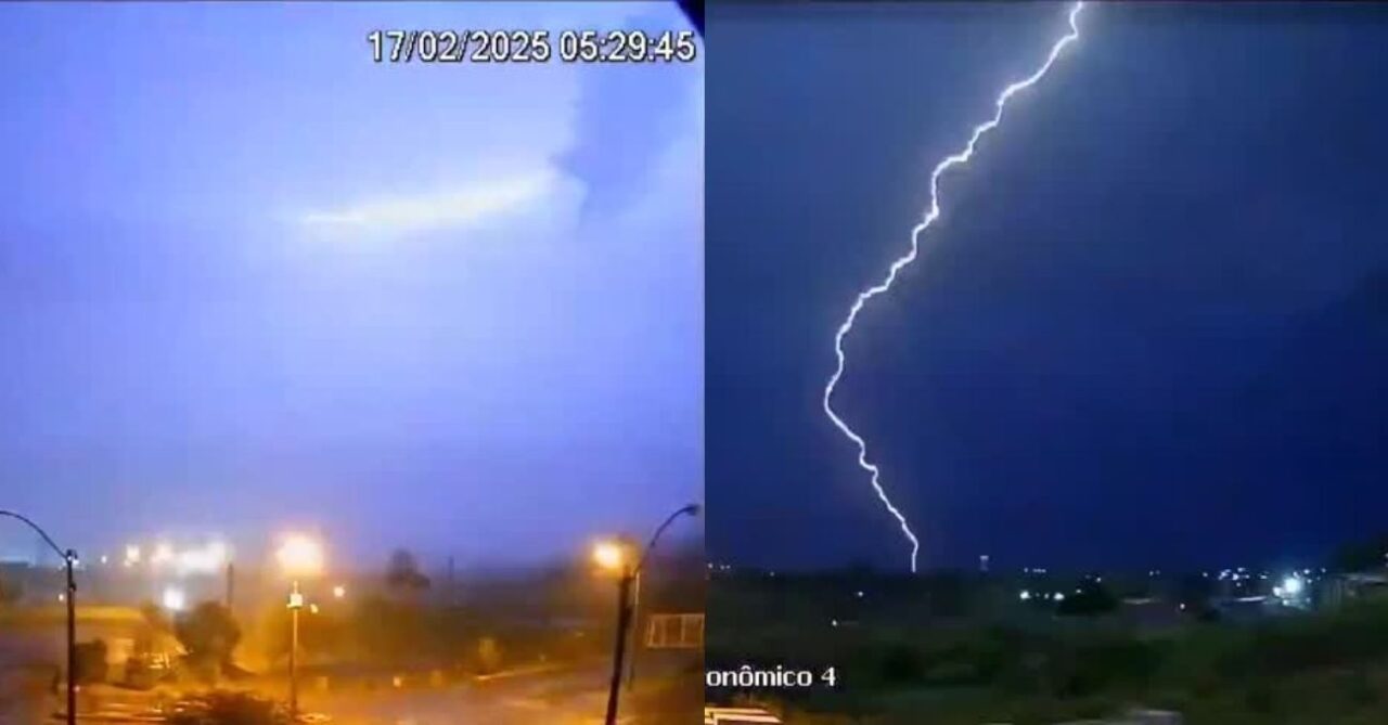 Captan impresionante tormenta eléctrica en Brasil: al menos 500 rayos iluminaron el cielo