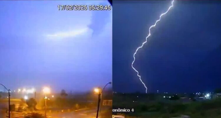 Captan impresionante tormenta eléctrica en Brasil: al menos 500 rayos iluminaron el cielo