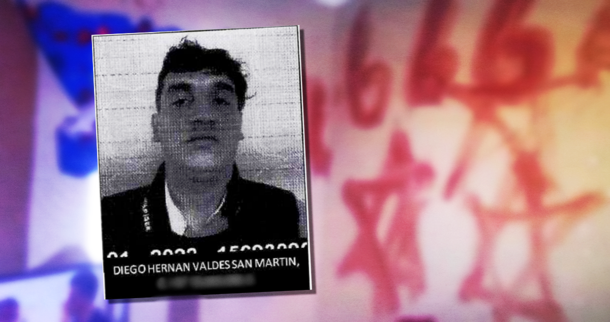 Imagen de Diego, el reo que decapitó a su compañero de celda en la cárcel de Concepción.