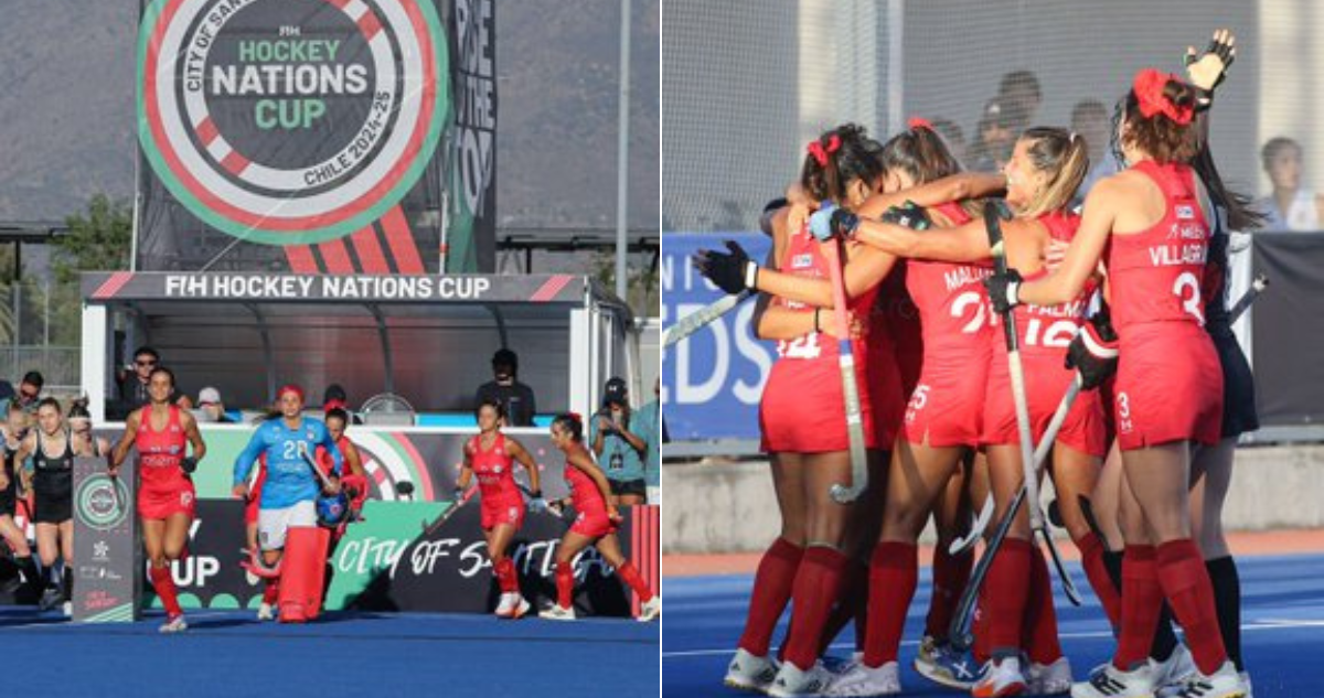 La selección chilena de Hockey Césped golearon a Canadá en la Nations Cup.