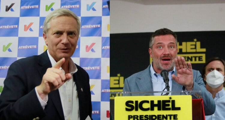 Sichel y Kast, dos imágenes de la campaña presidencial 2021