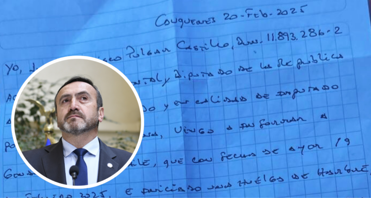 Diputado Pulgar por prisión preventiva: se declara preso político e inicia huelga de hambre