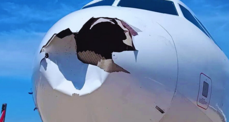 Avión aterriza de emergencia tras chocar contra un pájaro en Brasil: solo alcanzó a volar 29 minutos