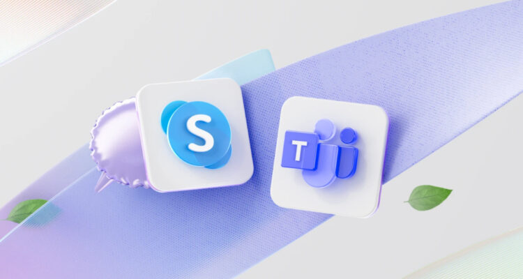 Logo de Skype y Teams