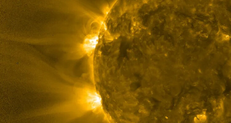 Foto del Sol tomada por la NASA para ilustrar noticia sobre enero de 2025 como el más cálido desde que hay registros