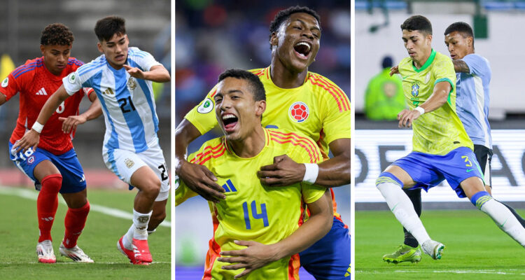 Perdió Chile, Colombia lidera y Brasil sorprendió: así quedó el hexagonal del Sudamericano Sub 20