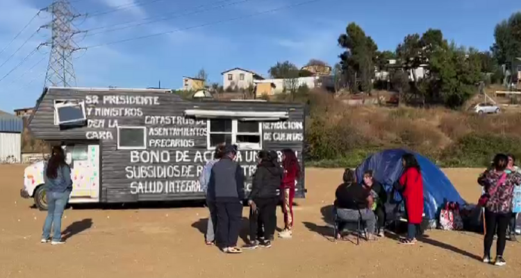 Huelga de hambre damnificados megaicendio