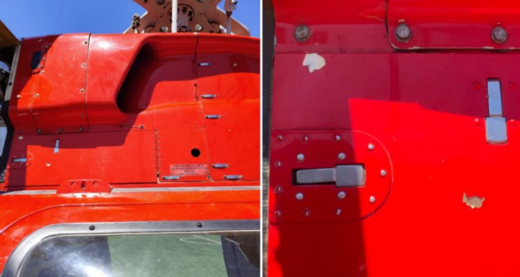 Helicóptero atacado Collipulli