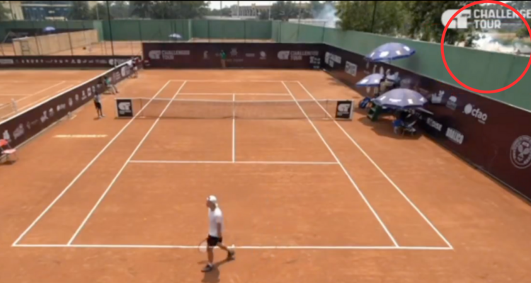 Gas lacrimógeno y disturbios detienen torneo challenger en Congo.