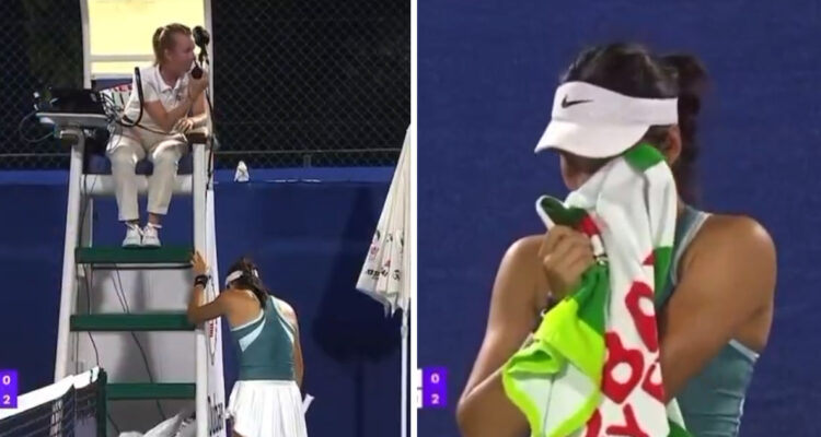 Emma Raducanu colapsó en pleno partido por un acosador.