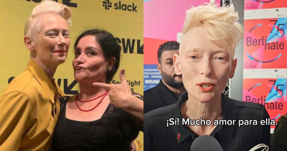 Tilda Swinton y Catalina Saavedra