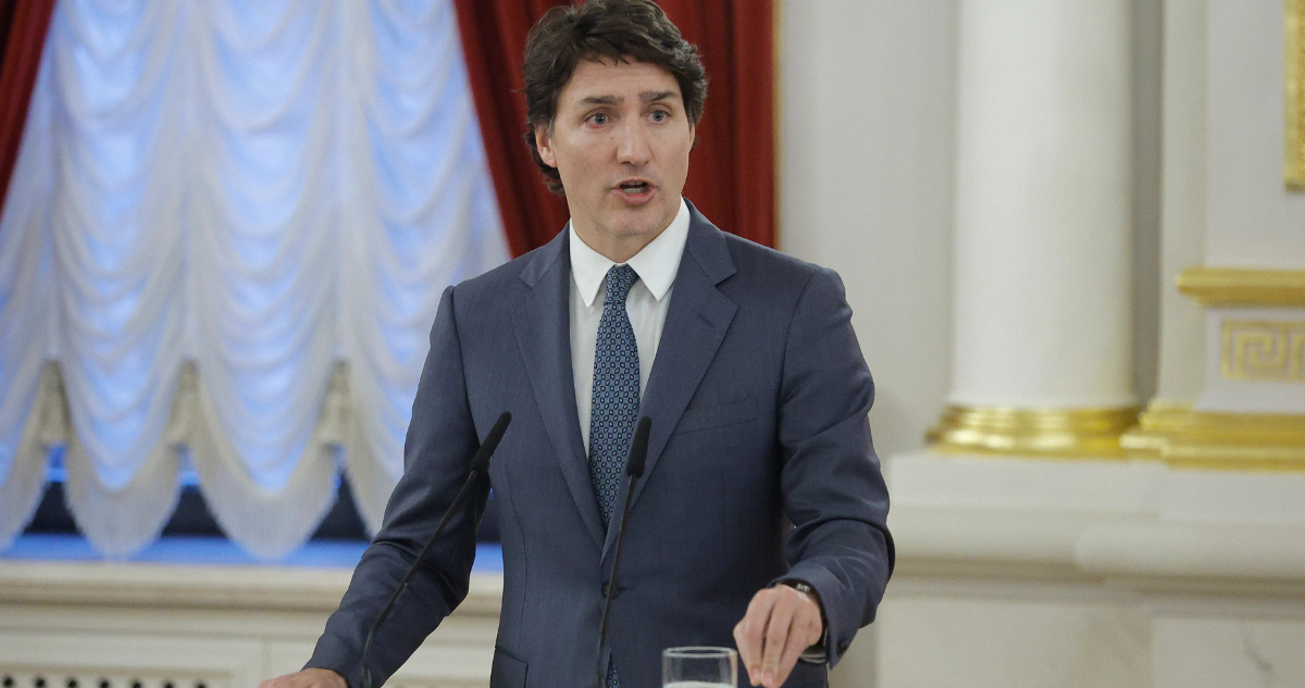 Justin Trudeau hablando