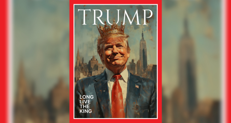 Trump se autoproclama Rey en la cuenta oficial de la Casa Blanca