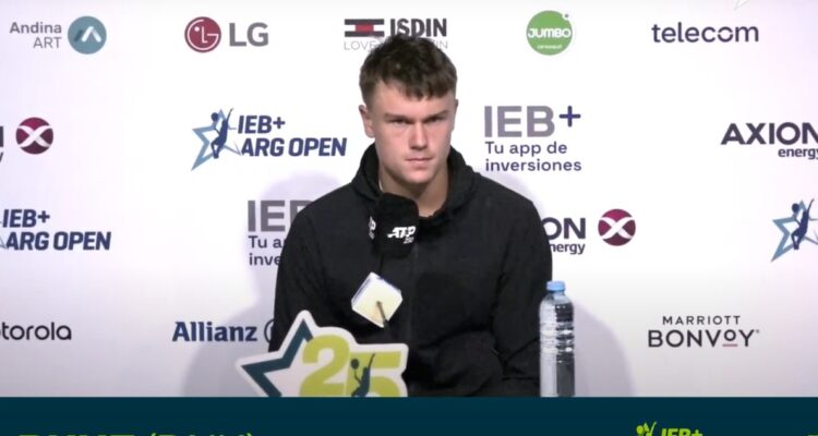 Holger Rune se despidió con papelón del Argentina Open.