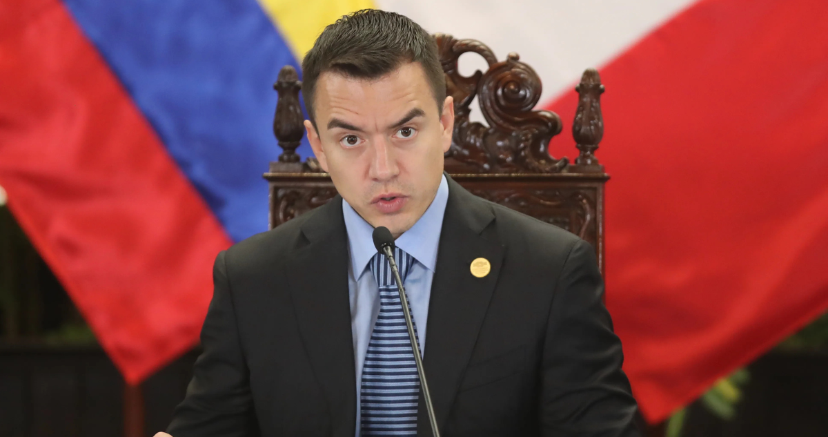 Parlamento de Ecuador desconoce a “vicepresidenta encargada” que Noboa nombró por decreto
