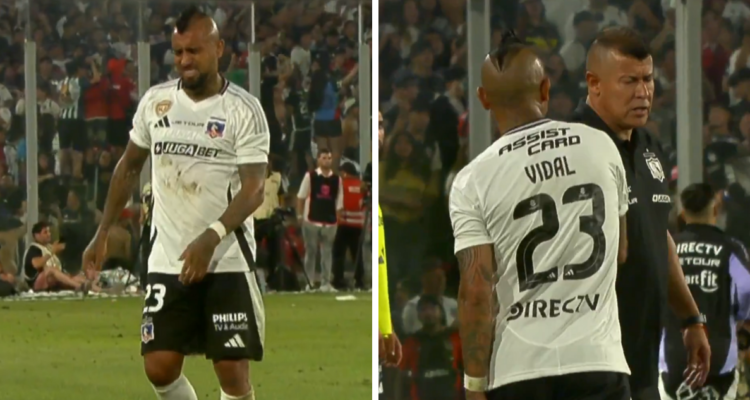 Vidal se lesiona nuevamente y enciende alarmas en Colo Colo: “Empiezo a dudar cada vez que me pasa”