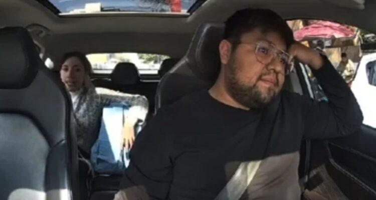Video viral en México muestra a mujer acusado de acoso falso a conductor de uber