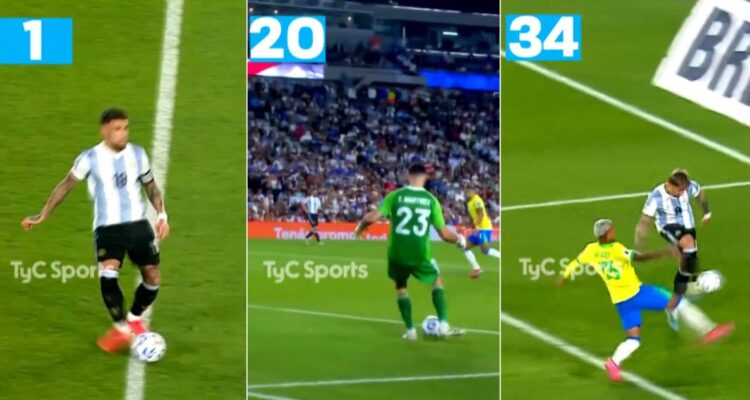 El golazo de Argentina en medio del baile a Brasil en Eliminatorias