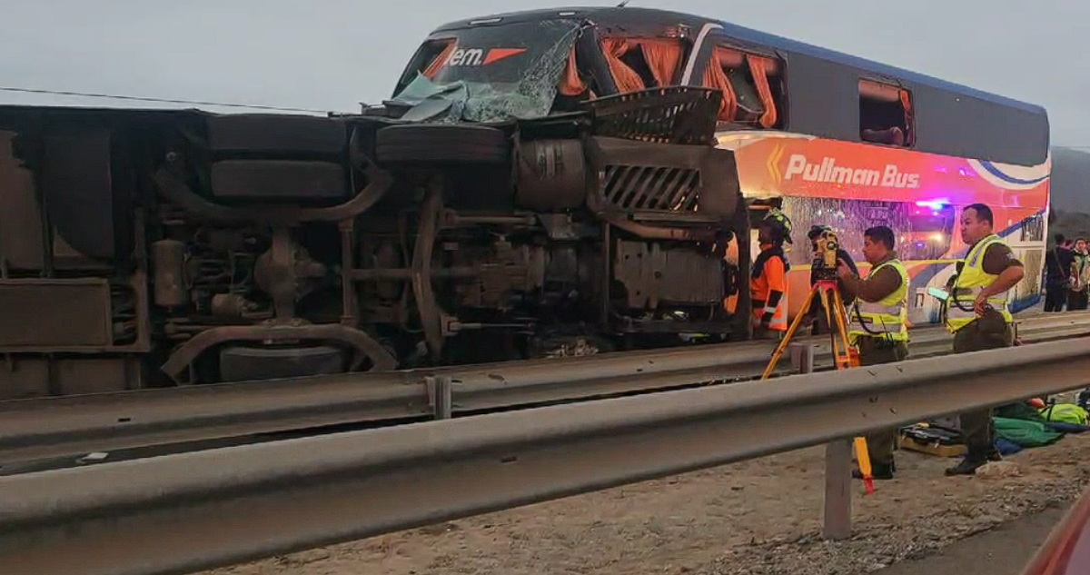 La posible dinámica de tragedia carretera en la Ruta 5 Norte y que dejó seis muertos