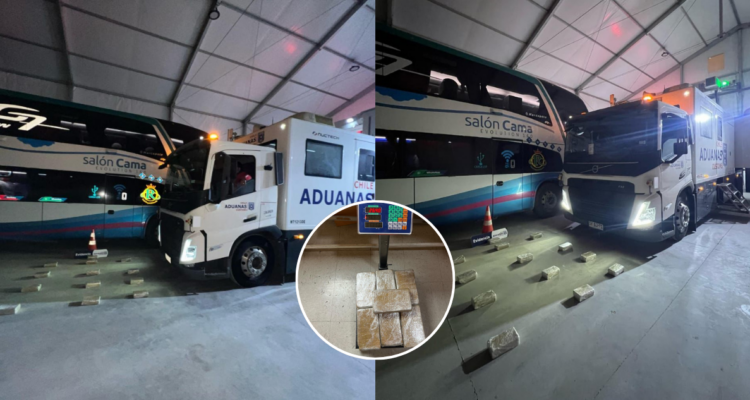Bus boliviano con droga en Colchane