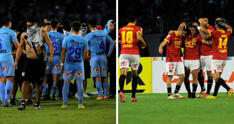 ANFP da por terminado duelo interrumpido por barristas en Iquique: Unión Española suma primer triunfo