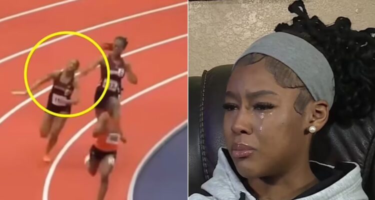 La atleta que agredió a rival en pista asegura que fue un hecho accidental y llora tras recibir amenazas de muerte