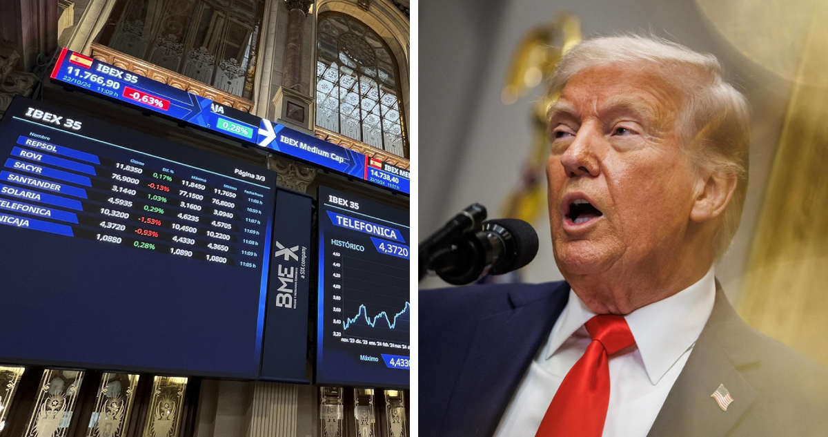 Bolsas europeas reaccionan a la baja por el comienzo de aranceles de Trump a México, Canadá y China