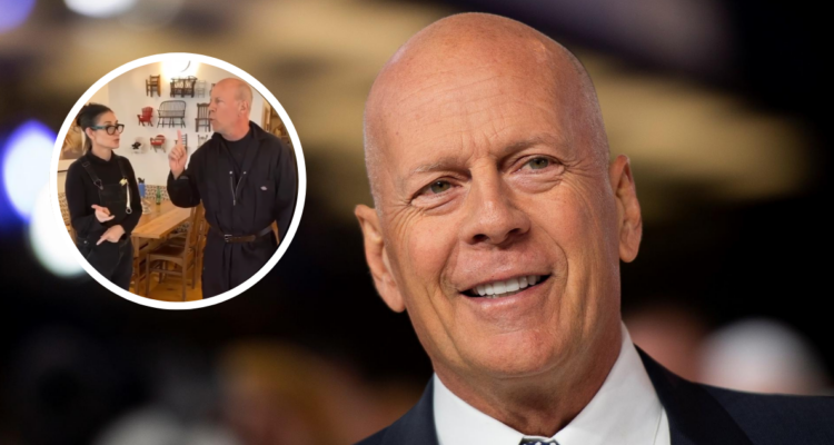 Bruce Willis junto a Demi Moore en referencia a nuevo video