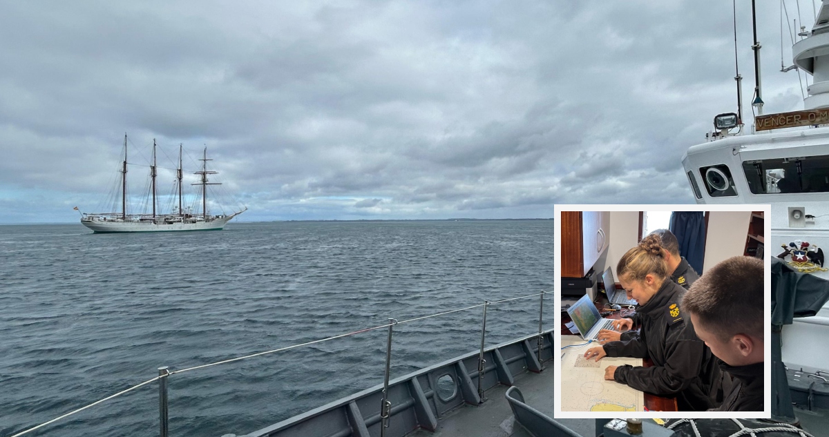 Armada escoltó buque español en que navega la princesa Leonor