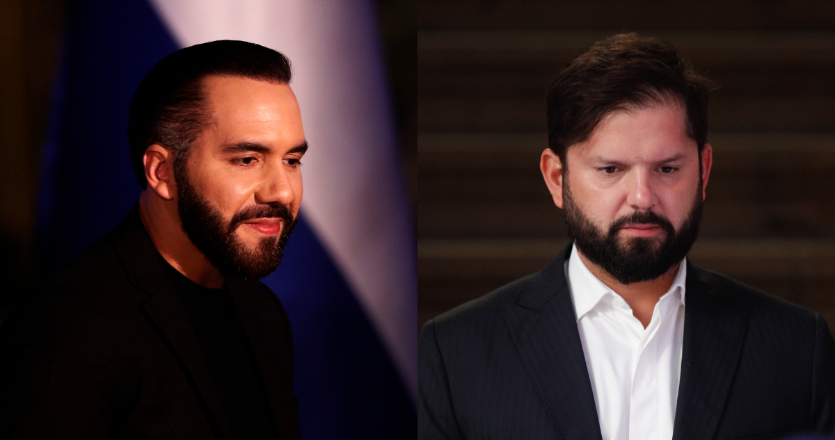 Bukele y Boric en encuesta Cadem
