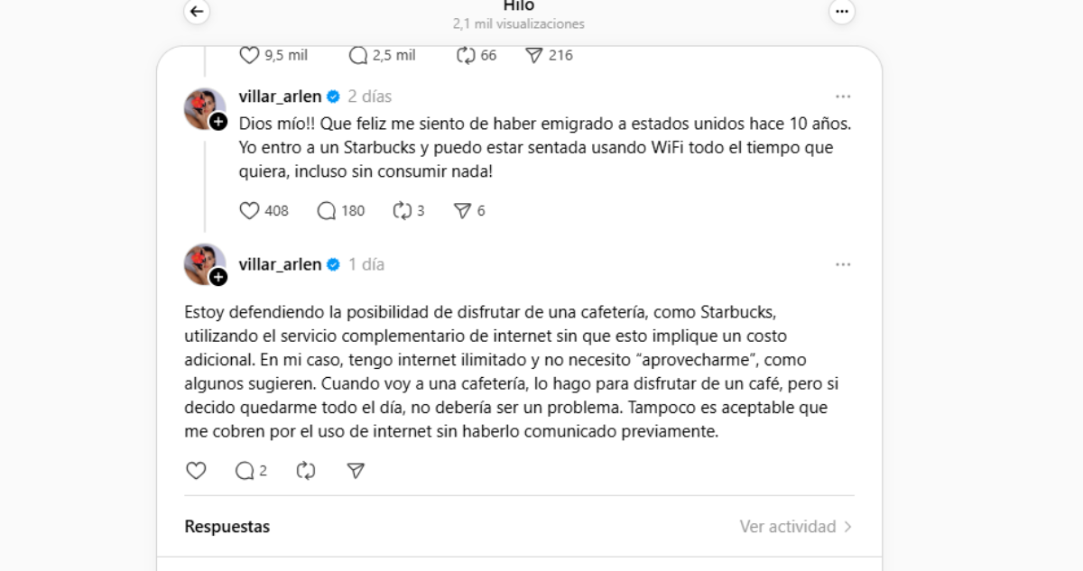 Cafetería cobra luz y wifi a mujer que pasó horas casi sin pedir nada en España y abre debate en redes