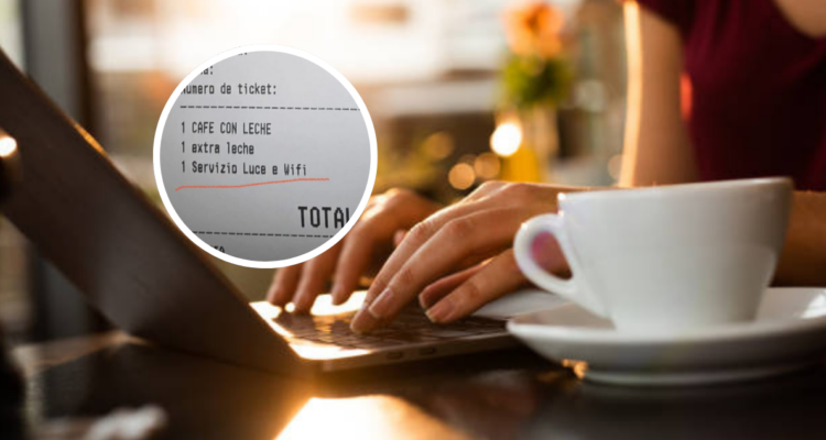 Cafetería cobra luz y wifi a mujer que pasó horas casi sin pedir nada en España y abre debate en redes