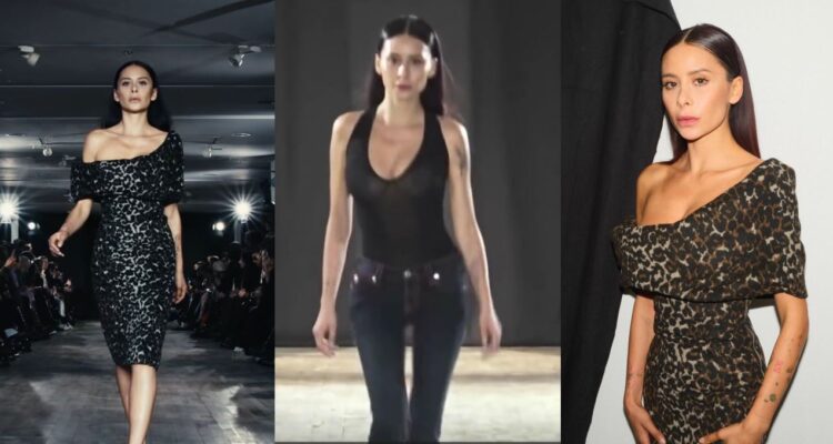 Cantante chilena Cami sorprende al desfilar en importante evento de Paris Fashion Week
