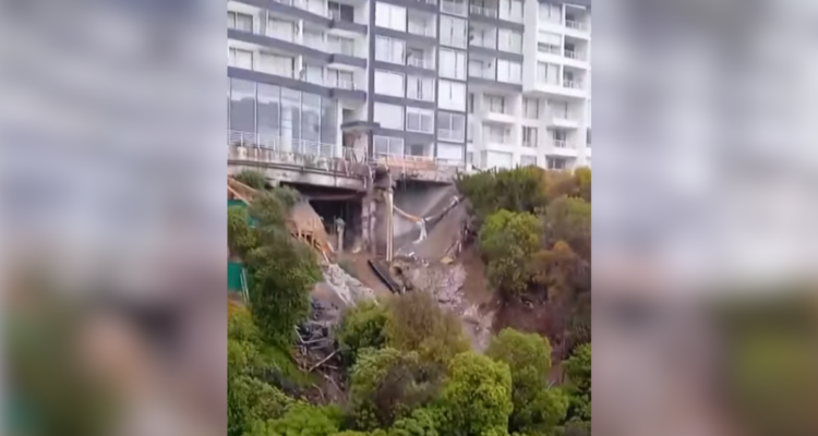 Nuevo deslizamiento en sector de socavón de Viña del Mar