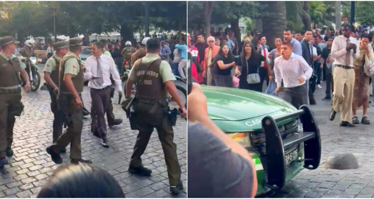 Carabineros entrega antecedentes por enfrentamiento con evangélicos en Santiago: hay 2 detenidos