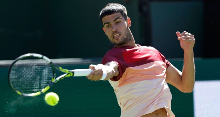 Por la ilusión del tricampeonato: Carlos Alcaraz arranca con fuerza ante Quentin Halys en Indian Wells