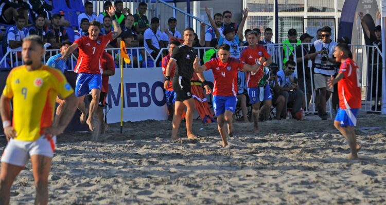 Histórico: Chile superó a Colombia y clasifica por primera vez a un Mundial de Fútbol Playa