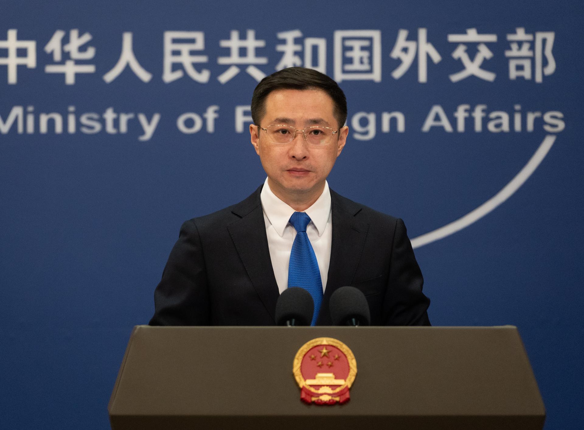 El portavoz del Ministerio de Exteriores chino Lin Jian