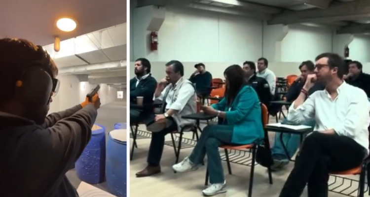 Con práctica de tiro incluida, Republicanos asegura que uso legal de armas “puede salvar vidas”