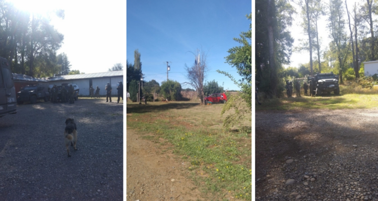 Desalojo de comunidad mapuche desde fundo en Padre Las Casas