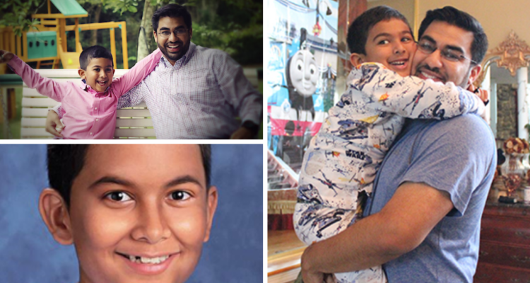 Abdul Aziz Khan Khalid junto a su padre Abdul Khan en la serie de Netflix “Misterios sin resolver”