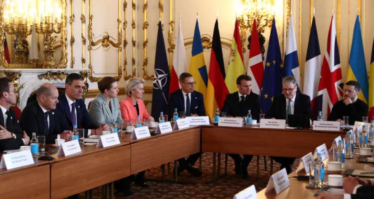 Cumbre europea para analizar la situación de Ucrania, con Zelenski y otros mandatarios