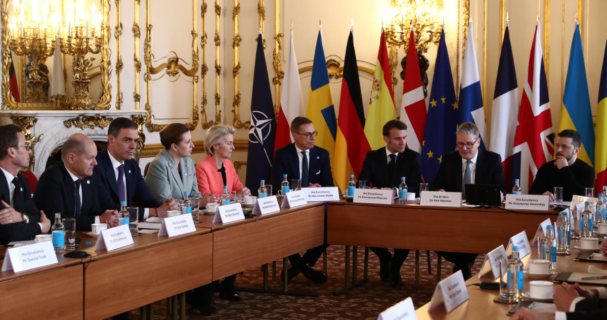 Cumbre europea para analizar la situación de Ucrania, con Zelenski y otros mandatarios