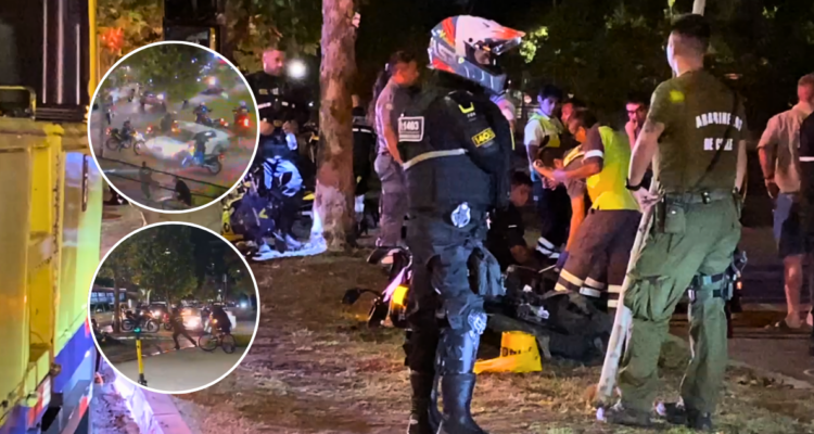 Videos registran brutal atropello a 4 funcionarios de Vitacura: sospechoso fue baleado por carabineros