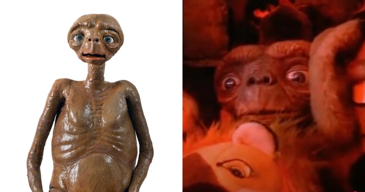 Foto del prototipo de E.T. que está en subasta