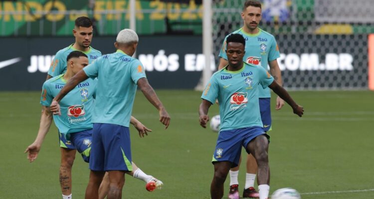 Brasil interrumpió entrenamiento por un “intruso”.