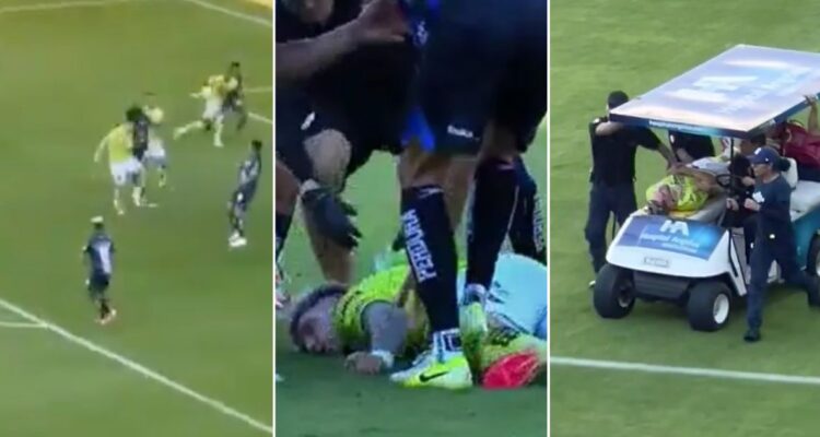 Susto en el fútbol mexicano: jugador convulsionó en el campo tras sufrir golpe en la cabeza